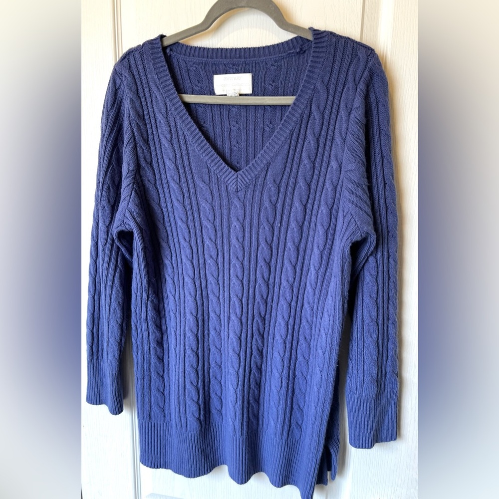 Avenue Blue 18/20 Vneck Sweater